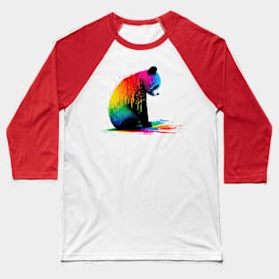 Lonely Colorful Panda Baseball T-Shirt